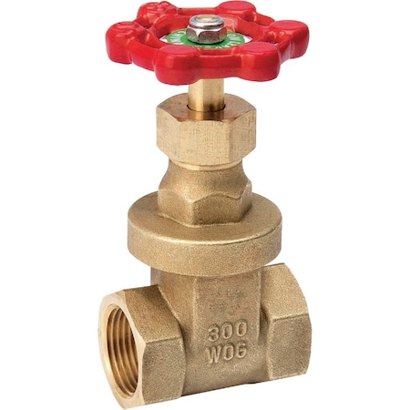 Proline 1-1/2 In. FIPS x 1-1/2 In. FIPS Forged Brass Gate Valve 100-207NL